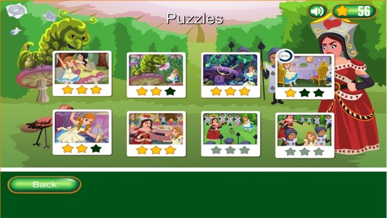 Alice in Wonderland Puzzles screenshot