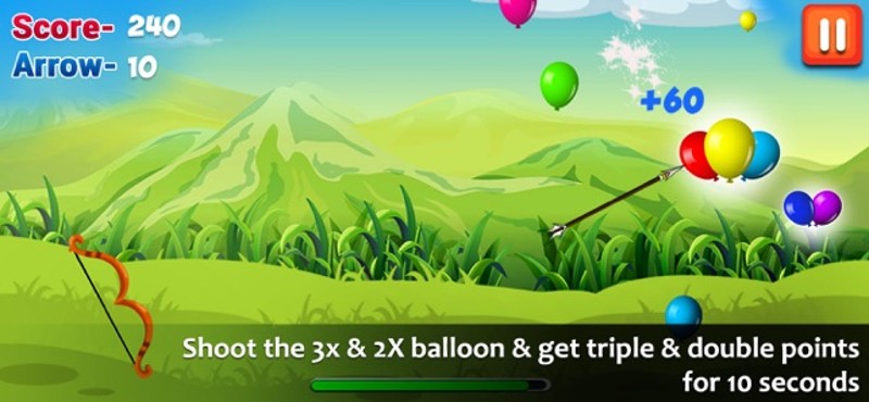 Balloon Shooting - Bow &amp; Arrow screenshot