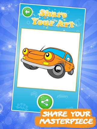 Best coloring book: Cars screenshot