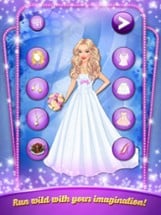 Blonde Bride in Wedding Salon - Dress up game Image