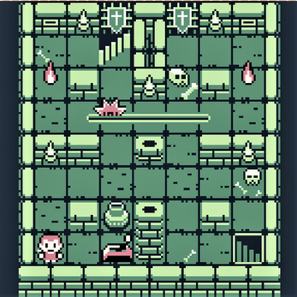 CASTLE of TERROR GameBoy by PCNONOGames screenshot