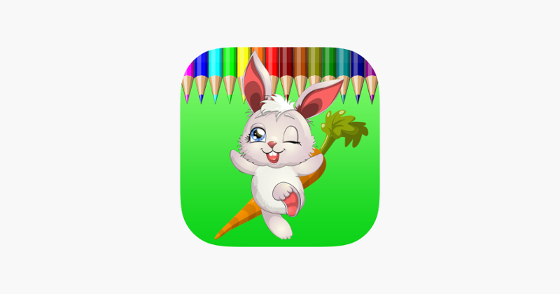 Coloring Book Rabbit free game for kids Image