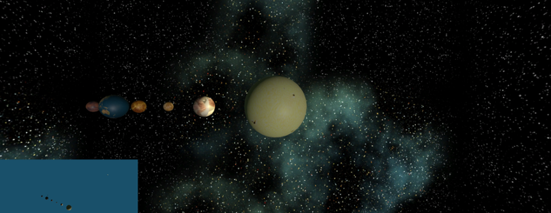 Extended solar system Image