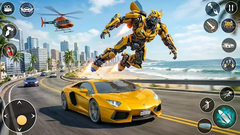 Taxi Car Robot Transformation screenshot