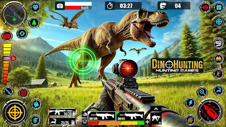Wild Dinosaur Hunting Zoo Game screenshot