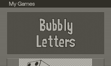 BubblyLetters (Playdate) Image