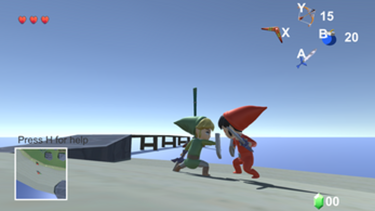 Legend of Lonk: Windwaker remade in Unity Image