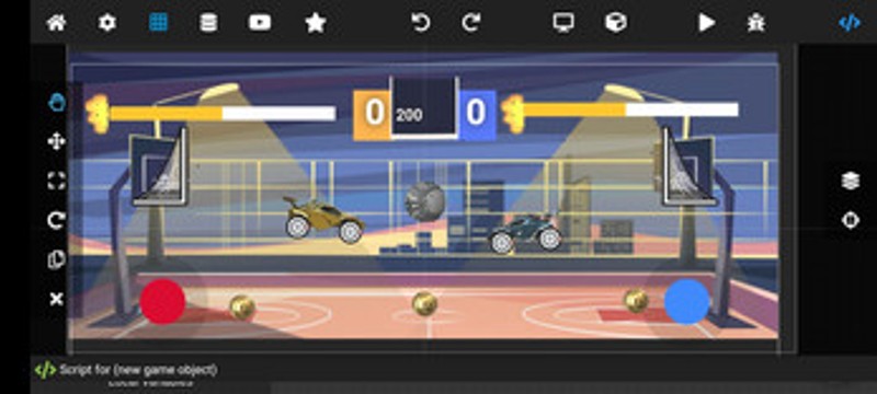 Rocket league 2D 2PLAYER Free version screenshot