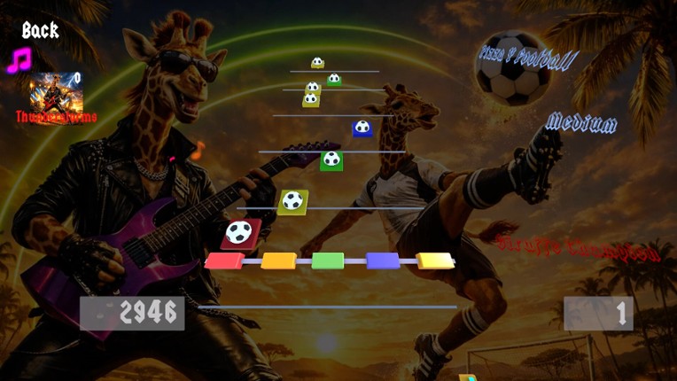 Giraffe Champion 2: Football Rock screenshot
