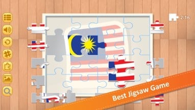 Jigsaw Puzzle National Flag JM Image