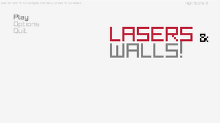 Lasers & Walls! Image