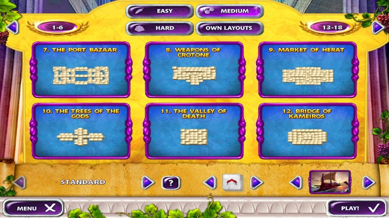 Mahjong Mysteries - Ancient Athena screenshot