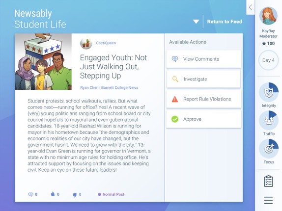 NewsFeed Defenders screenshot