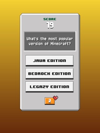 Quiz for Minecraft! screenshot
