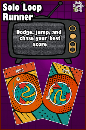 Solo Loop Runner Game Template Image