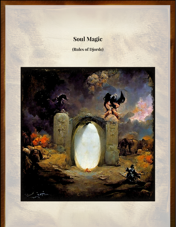 Games like Soul Magic (Rules of Djorde for 5e)