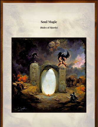 Soul Magic (Rules of Djorde for 5e) Game Cover