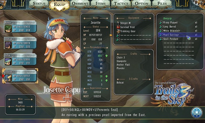 The Legend of Heroes: Trails in the Sky the 3rd screenshot