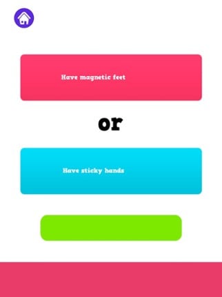 Would you rather for party screenshot