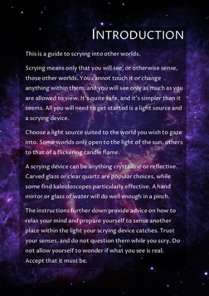 A Beginner's Guide to Interplanar Scrying screenshot