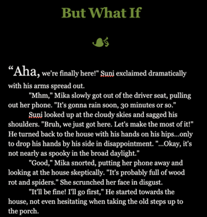 But What If screenshot