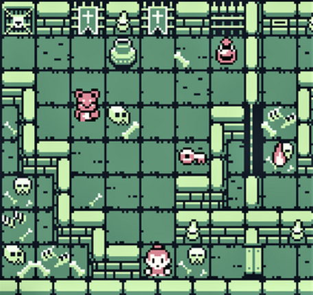 CASTLE of TERROR GameBoy by PCNONOGames screenshot