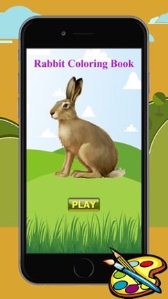 Coloring Book Rabbit free game for kids screenshot