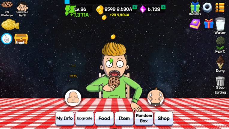 Food Fighter Clicker Games screenshot