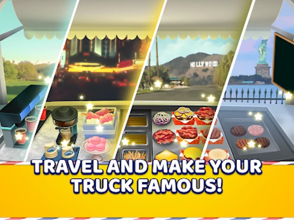 American Burger Truck: Cooking Image