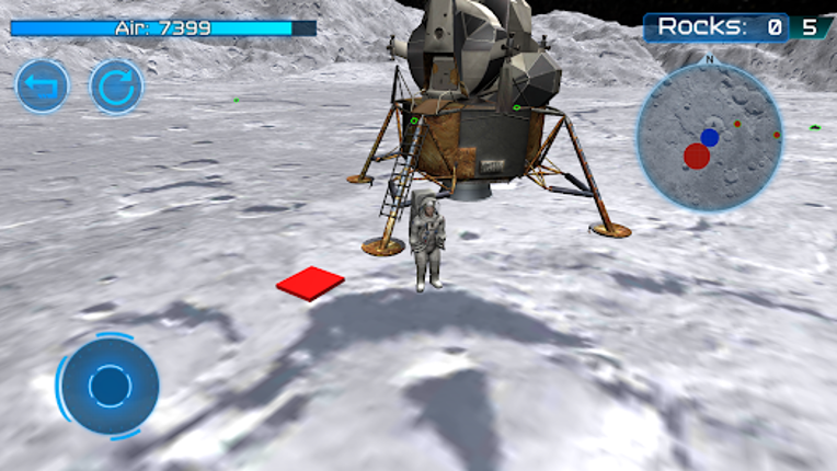 Moon Lander 3D Simulator screenshot