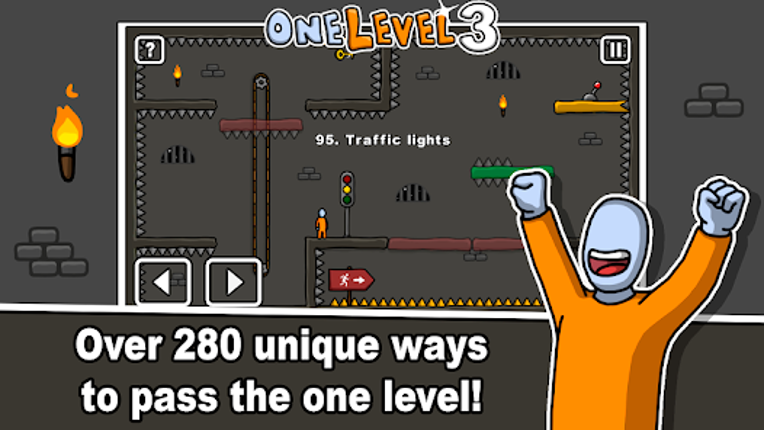One Level 3 Stickman Jailbreak screenshot
