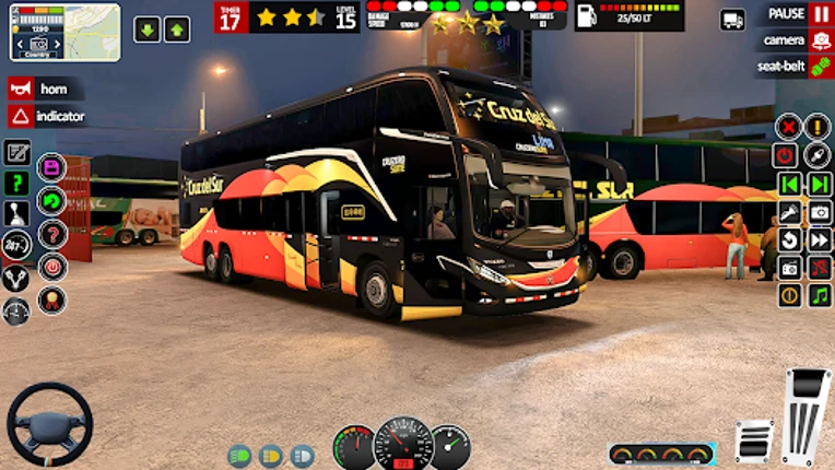 Bus Driving Simulator Games 3D screenshot