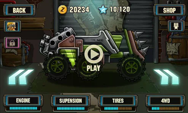 Zombie Road Racing screenshot