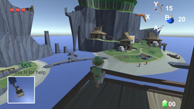 Legend of Lonk: Windwaker remade in Unity screenshot
