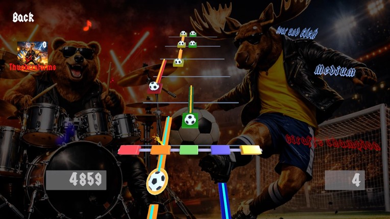 Giraffe Champion 2: Football Rock screenshot