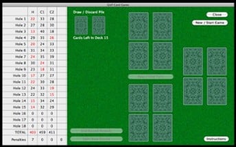 Golf Card Game Image