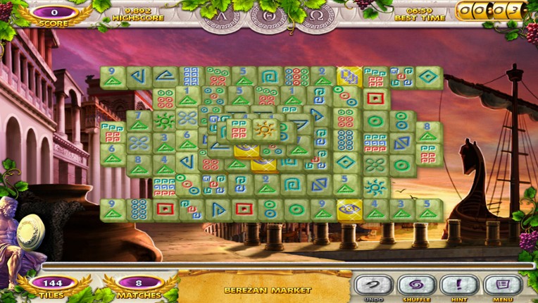 Mahjong Mysteries - Ancient Athena screenshot