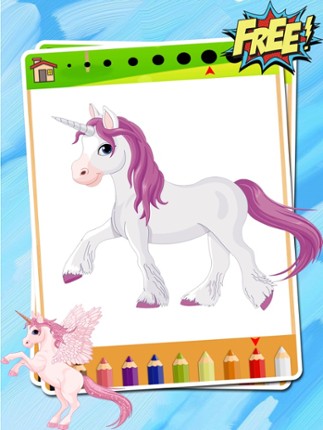 My Pony Coloring Book Princess For Girls screenshot