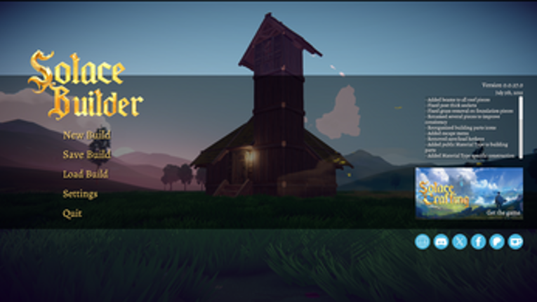 Solace Builder screenshot