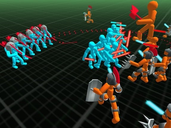 Stickman Neon Battle Simulator Image