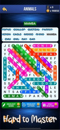 Wow Search: Classic Words Game screenshot