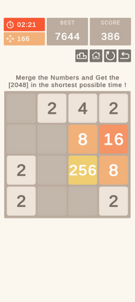 2048 screenshot