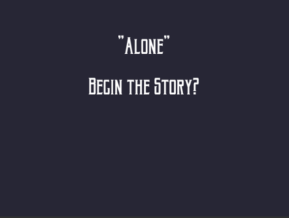 Alone Game Cover