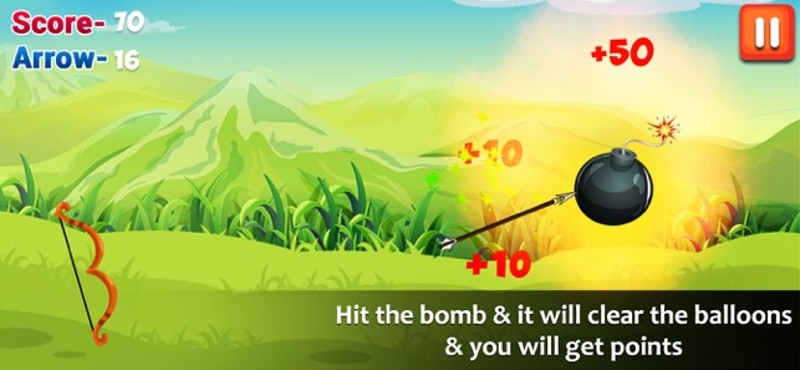 Balloon Shooting - Bow &amp; Arrow screenshot