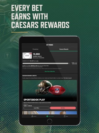 Caesars Sportsbook screenshot