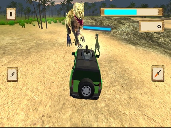 Car Vs Dino Sim : Jurassic Dinosaur Safari Hunter screenshot