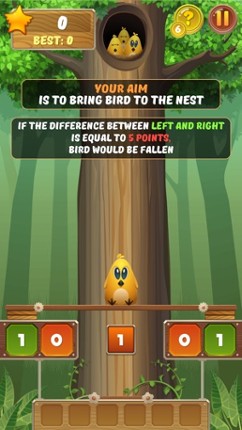 Forest Resque - help the bird to return to the nest Image