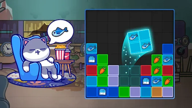 Cat Block - Blast Puzzle screenshot