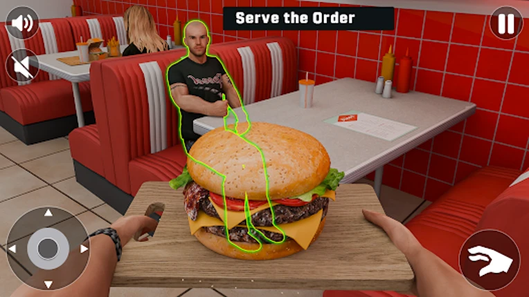Fast Restaurant Food Shop Sim screenshot