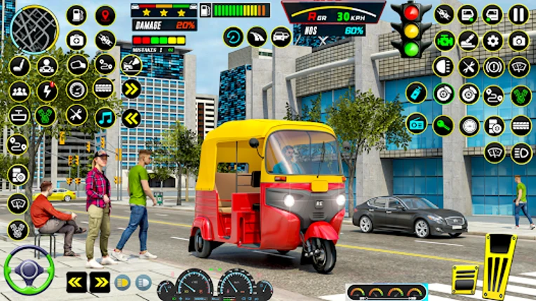 TukTuk Rickshaw Driving Games Image